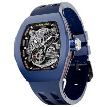 Tsar Bomba TB8218(1+2)CF/FKM-03WH/DBU Montre Homme Atomic Lot 45mm 10ATM