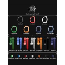 Tsar Bomba TB8218(1+7)FKM-03 Montre Homme Atomic Combo Montre Automatique Interchangeable 45mm 10ATM 