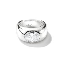Thomas Sabo TR2520-051-14-58 Bague avec pierre zircone blanche Argent Femmes