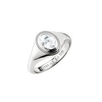 Thomas Sabo TR2523-051-14-54 Bague avec pierre zircone blanche Ovale Argent Femmes
