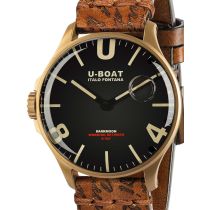 U-Boat 8467/B Darkmoon Montre Homme Capsoil 44mm IP Bronze 5ATM