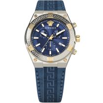 Versace VESO00322 Montre Homme Sporty Greca Chrono 46mm 5ATM 