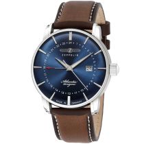 Zeppelin 8442-3 Atlantic GMT Montre Homme 40mm 5ATM