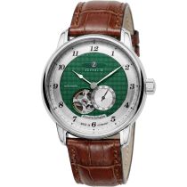 Zeppelin 8566-2 Montre Homme Friedrichshafen Open Heart Automatique 40mm 5ATM 