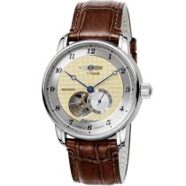 Zeppelin 8566-5 Montre Homme Friedrichshafen Open Heart 41mm 5ATM 
