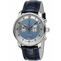Zeppelin 8584-3 Montre Homme Friedrichshafen Chronographe 41mm 5ATM