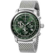 Zeppelin 8680M-4 Alarme Chronographe 100 ans Montre Homme 43mm 5ATM