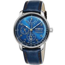 Zeppelin 9690-3 Montre Homme Méditerranée Automatique 42mm 5ATM 