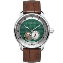 Zeppelin 8566-2 Montre Homme Friedrichshafen Open Heart Automatique 40mm 5ATM 