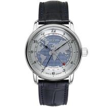 Zeppelin 8596-3 Montre Homme Friedrichshafen GMT Automatique 42mm 5ATM 