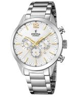 Festina F20343/1 Timeless Chronographe Montre Homme 43mm 10ATM