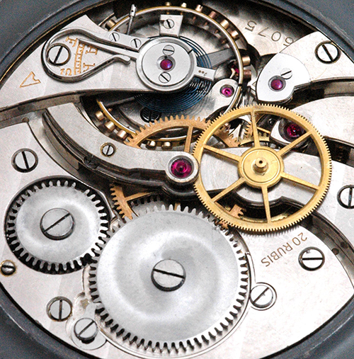 Exemple de photo d'un mouvement d'horlogerie Exemple de photo d'un mouvement d'horlogerie