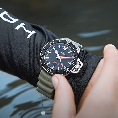 Hamilton Khaki Navy &ndash; Montres de plong&eacute;e suisses &agrave; l'ADN maritime
