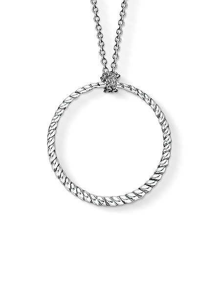 1861-416-14 | Thomas Sabo Pendentif Charm arbre de vie or rose